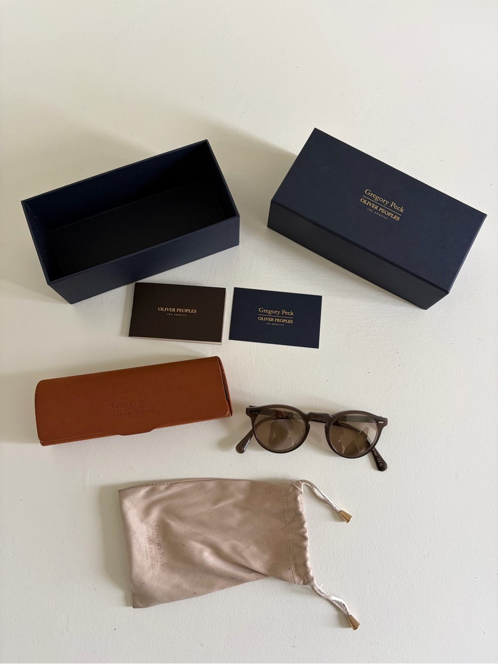 Oliver Peoples Sunglasses OV5217S GREGORY PECK SUN, GRY SHN, BRN C
